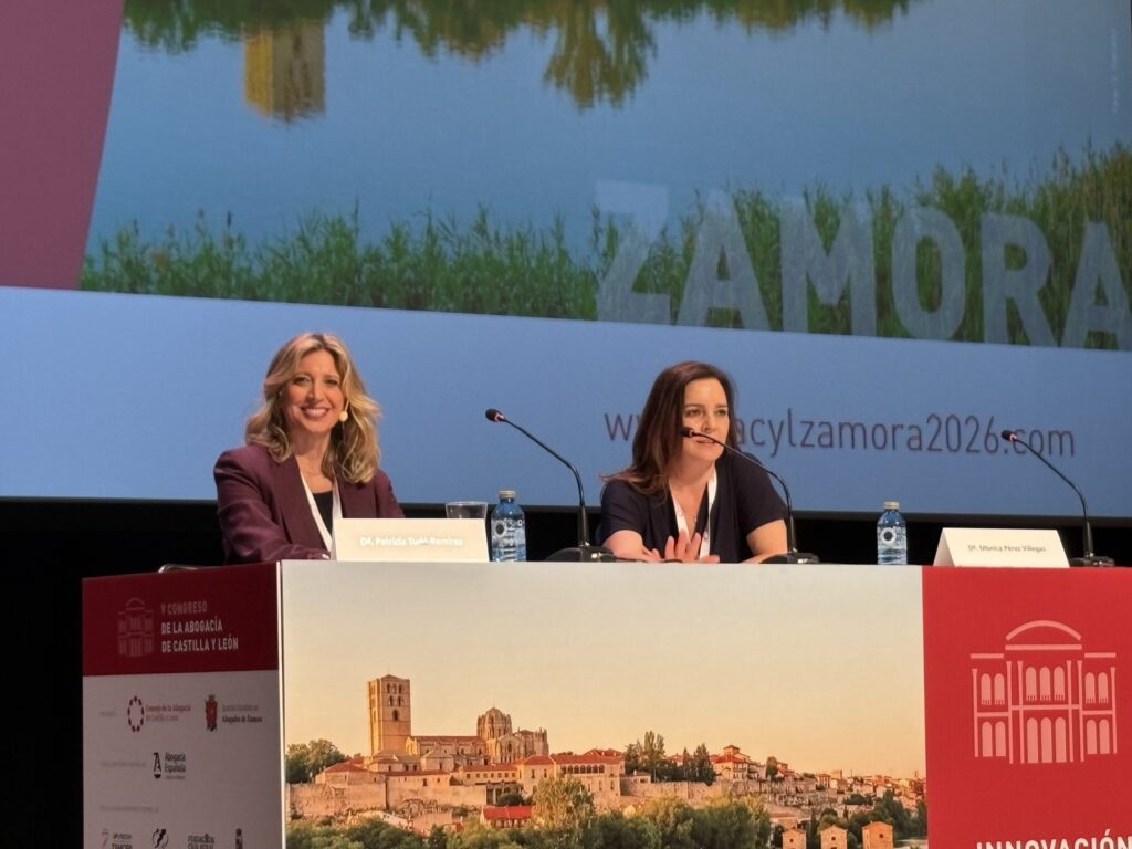 Patricia Tudó durante el Congreso de la Abogacía celebrado en Zamora